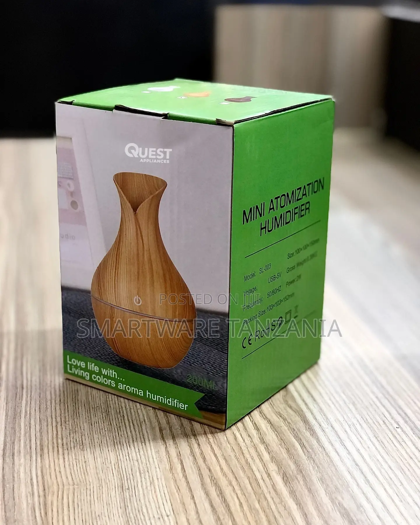 Wooden Humidifiers Room Air Purifier Room Cool Mist Colors