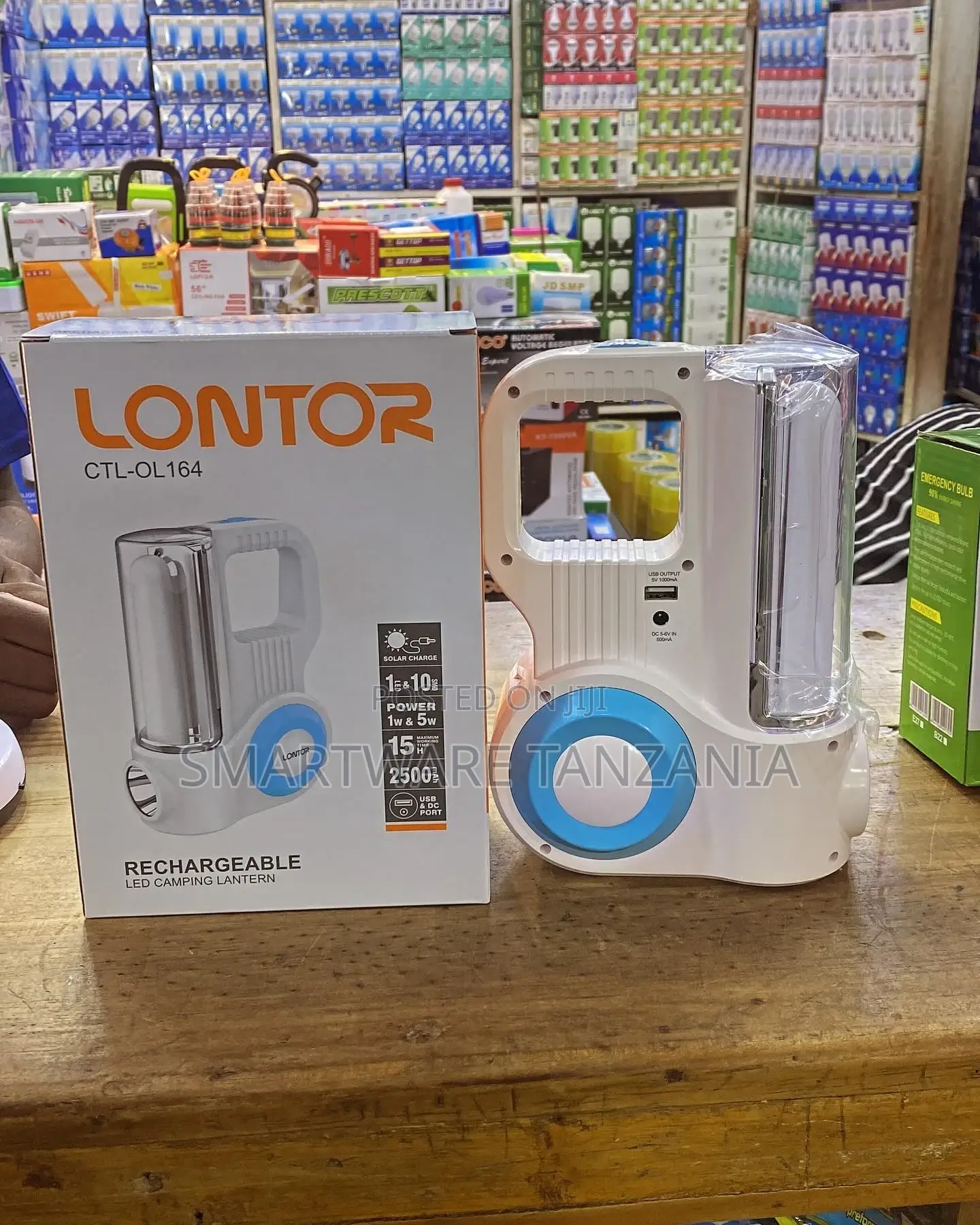 Rechargeable LED - Emergency Light for Home, Hiking, Camping
