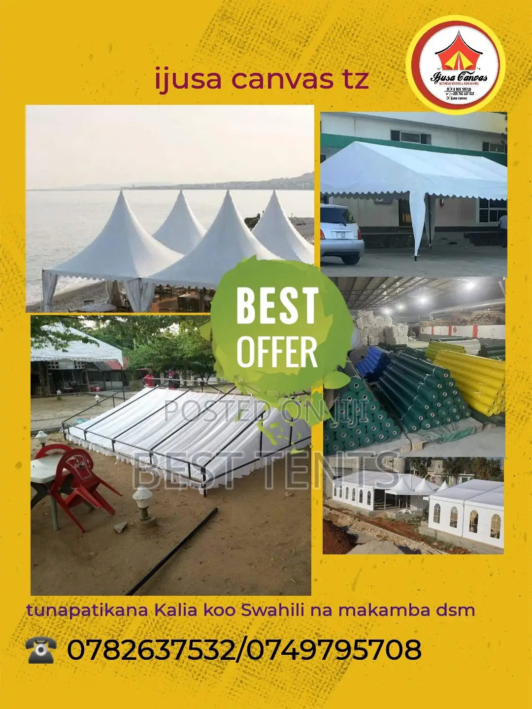 Maturubai, Tent Supply