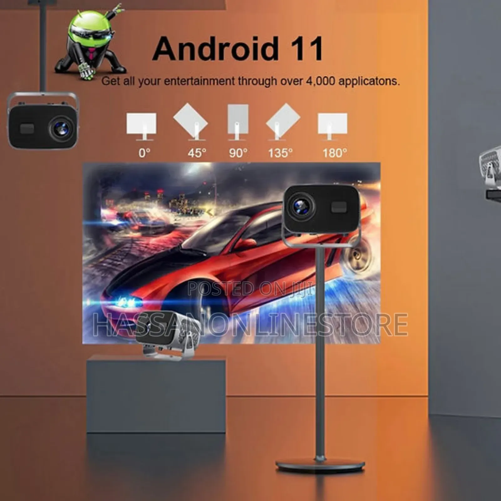 HY310 Smart HD Projector 5G BT 5.0 Android 11