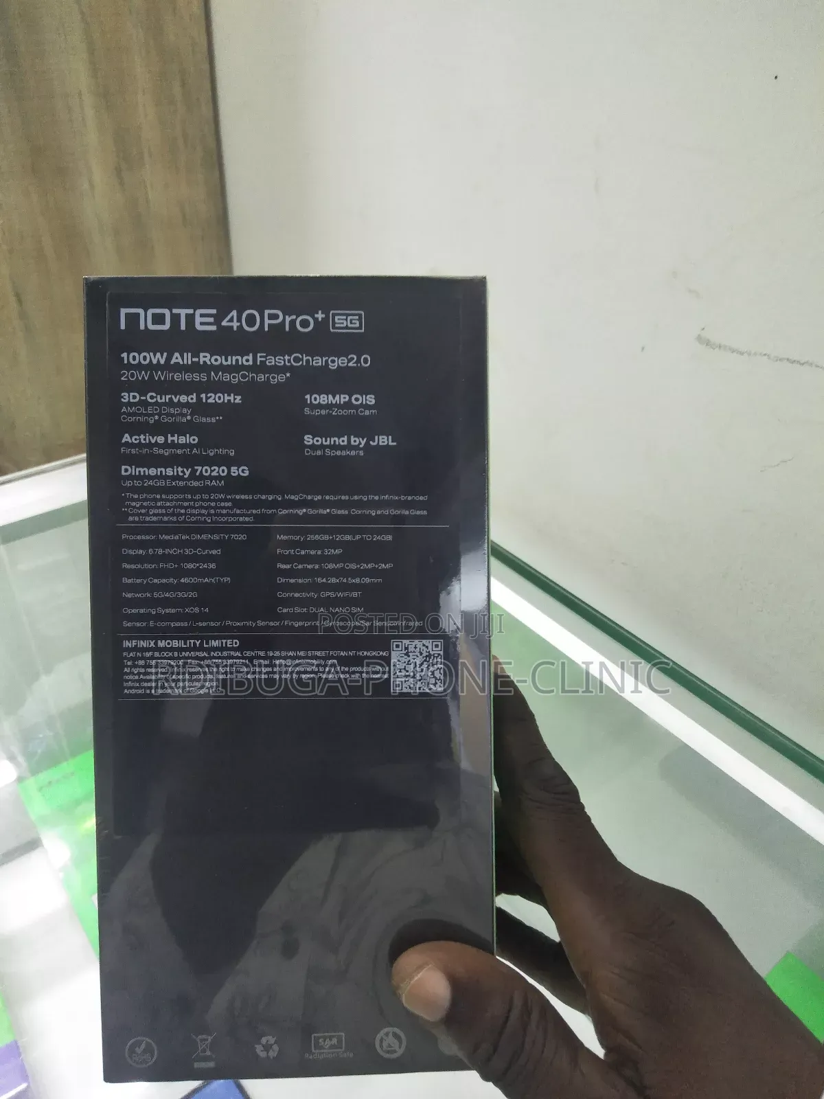 New Infinix Note 40 Pro Plus 5G 256 GB Blue