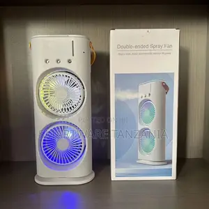 Double-ended Spray Fan With Portable Light Humidifier