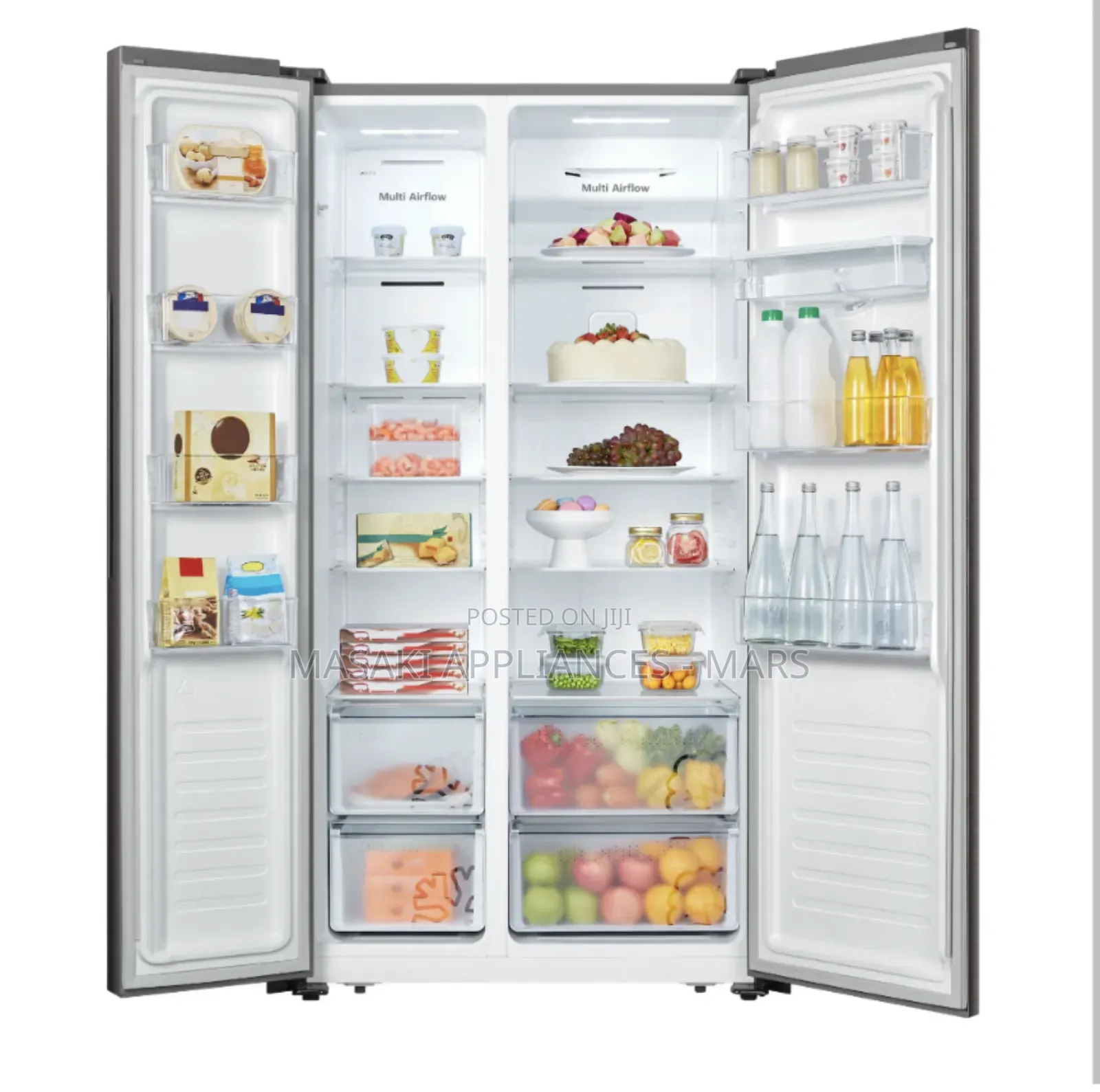 New Hisense 508l Refrigerator | H670sdbl-Wd