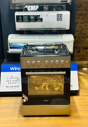 Haier Cooker 4 Gas Burners+ Electric Oven60x60cm