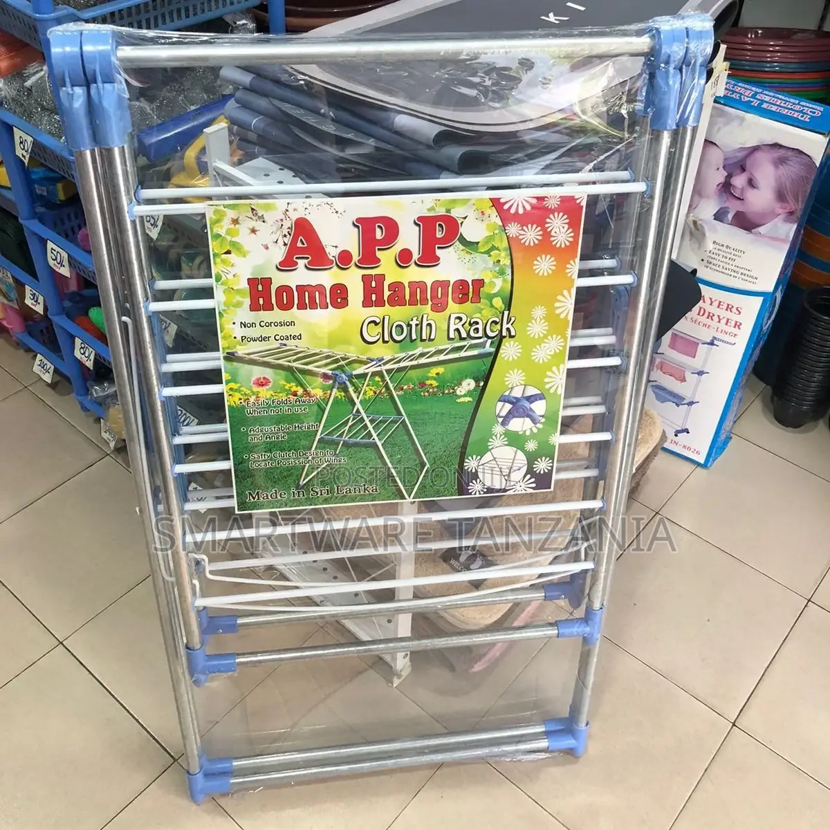 Foldable Cloth Dryer Stand Double Rack Cloth Stands