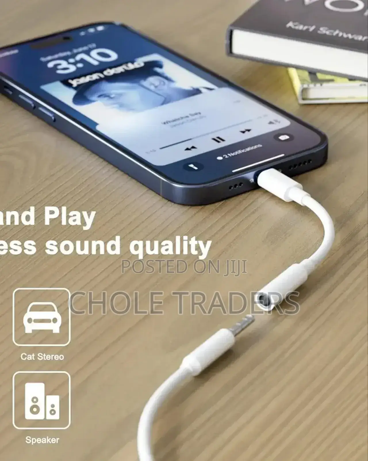 iPhone to Aux Adapter / Lightning to 3.5mm Headphone Jack