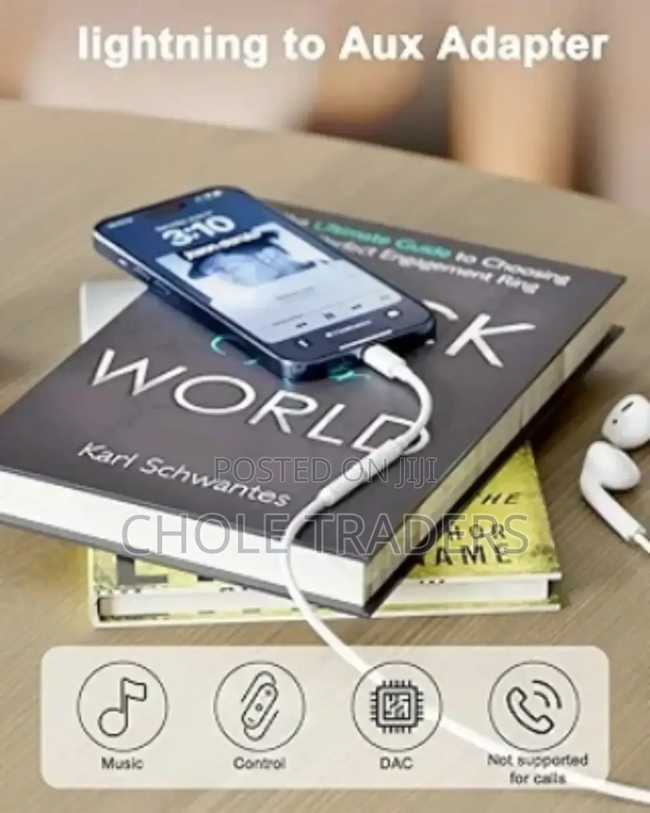 iPhone to Aux Adapter / Lightning to 3.5mm Headphone Jack