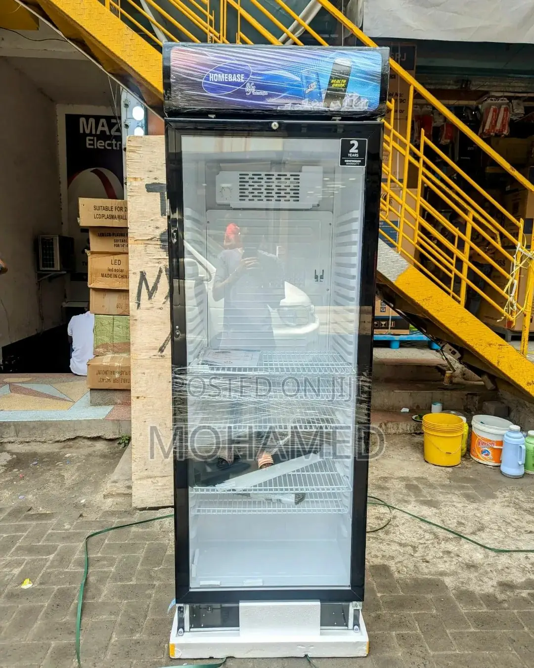 Homebase Showcase Fridge/Friji 450L