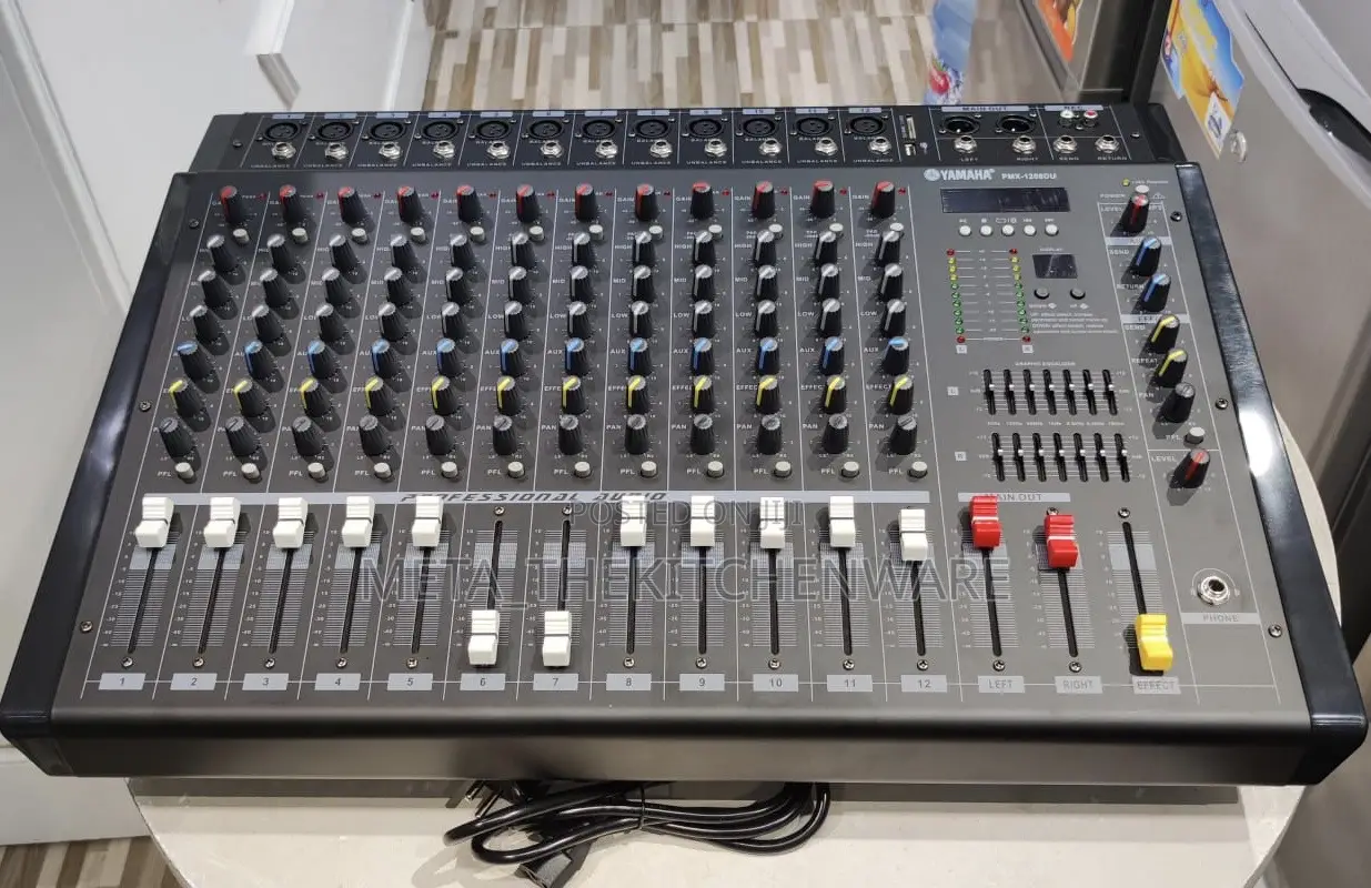 Yamaha Power Mixer (Pmx-1208du) 12channel