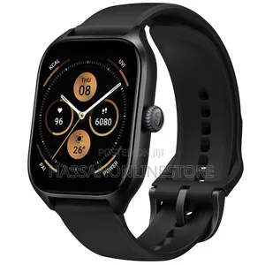 Amazfit GTS4 Smart Watch Black Case Black Belt