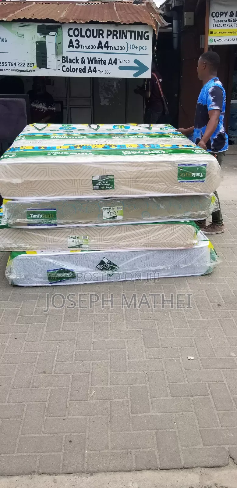 Godoro Kitambaa Kilichodariziwa Tanfoam Arusha
