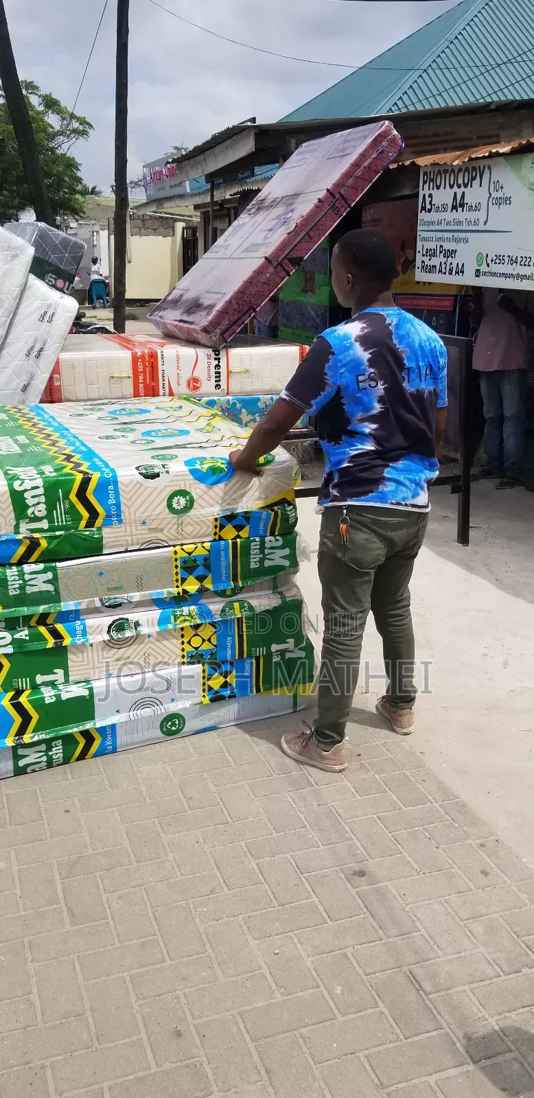 Godoro Kitambaa Kilichodariziwa Tanfoam Arusha