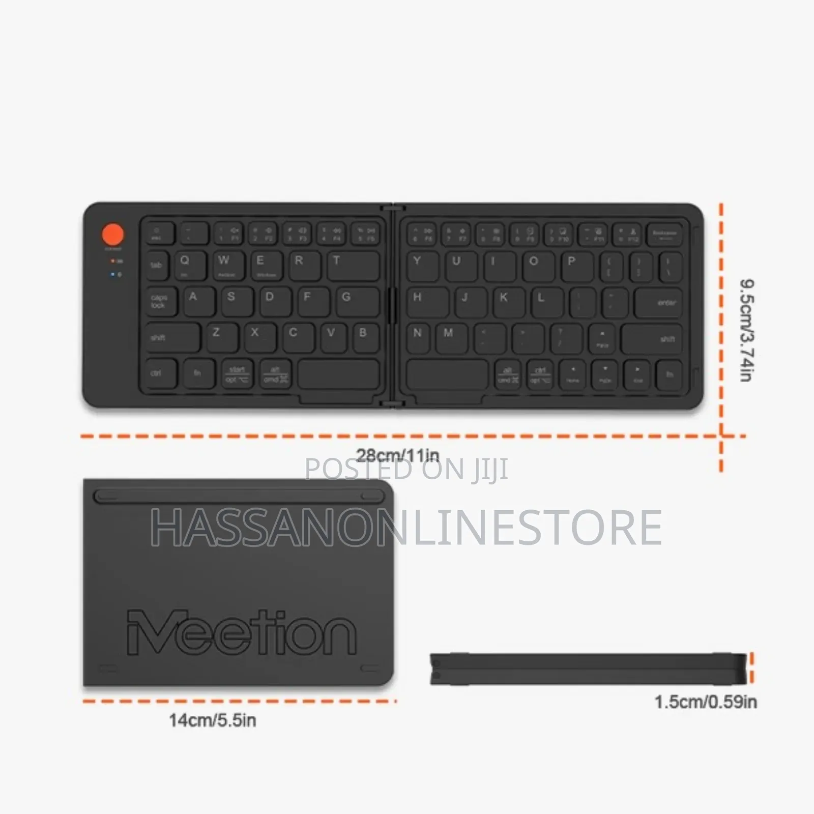 Meetion BTK001 Bluetooth Folding Keyboard
