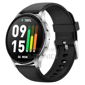 Amazfit Pop3r Smart Watch Black Case Black Belt