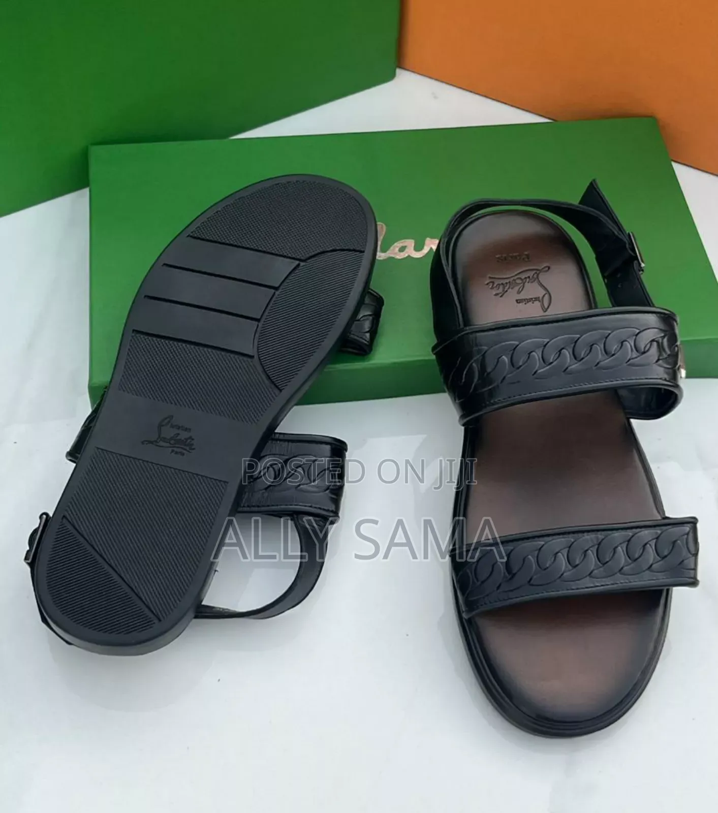 Mens Sandals More Brand Material Leather Original