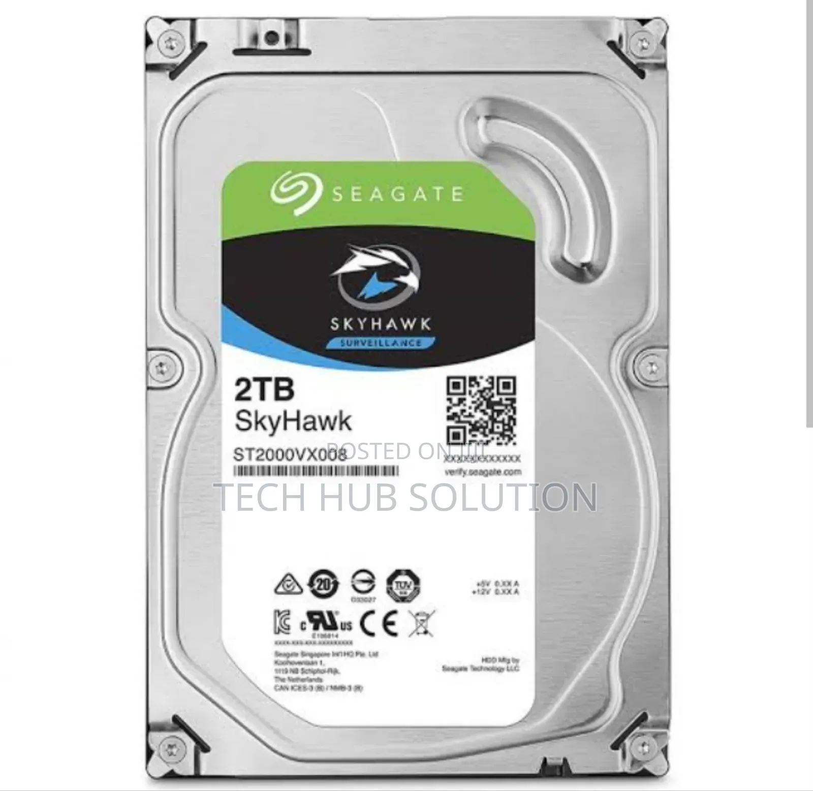 2TB Hard Drive (HDD)