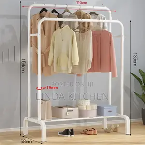 Double Polls Clothers Hanger