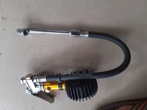 Tire Pressure Gauge Gold Tone