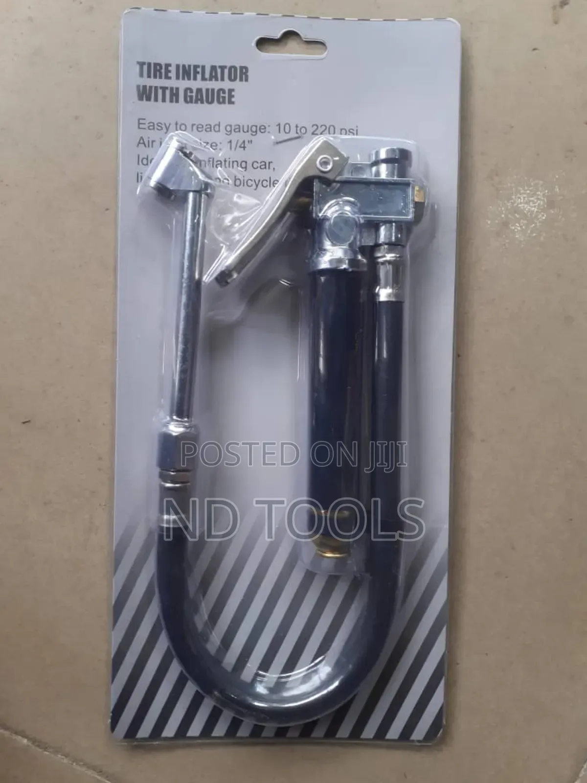 Tire Pressure Gauge With Ruler