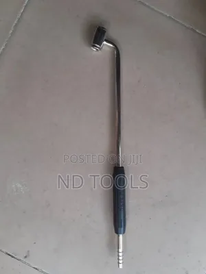 Tyre Inflator Zinc With Black Handle