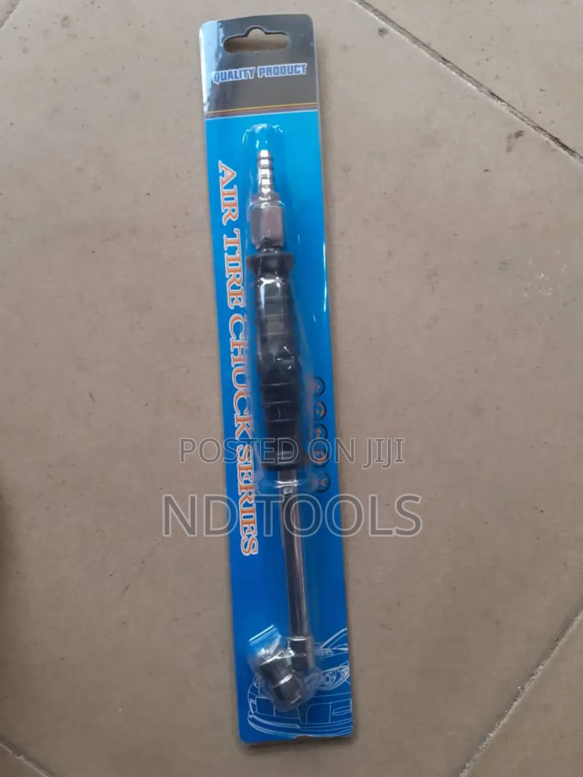 Tyre Inflator Yellow Zinc With Black Handle