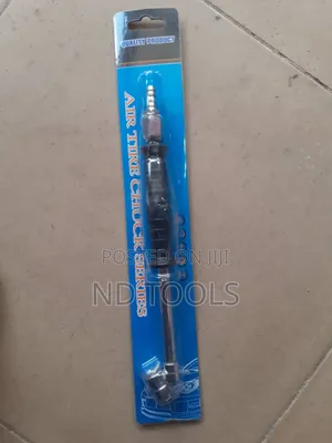 Tyre Inflator Yellow Zinc With Black Handle