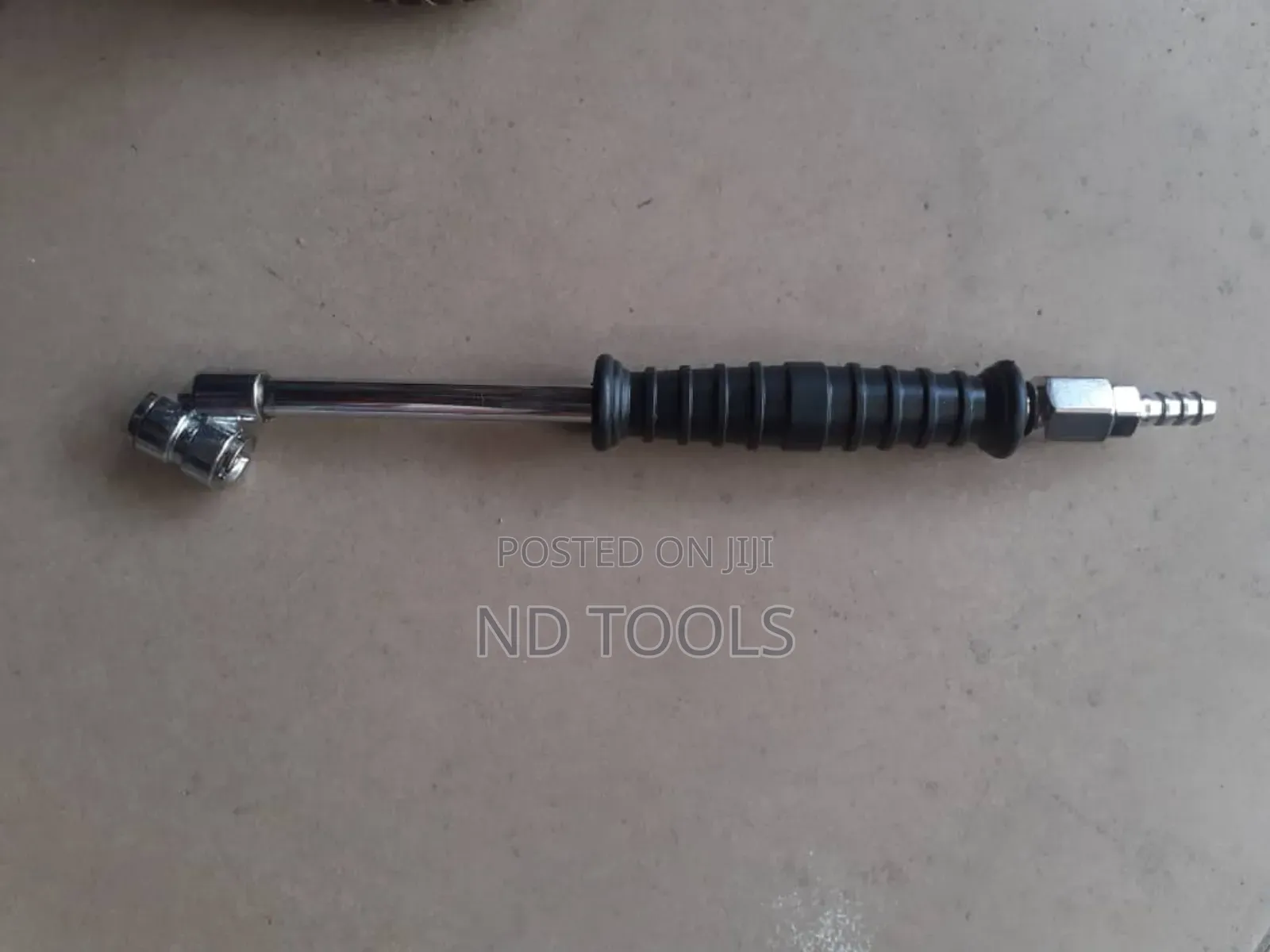 Tyre Inflator Yellow Zinc With Black Handle