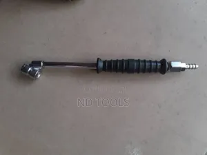 Tyre Inflator Yellow Zinc With Black Handle