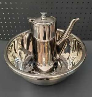 Stainless Steel Bowl And Jag
