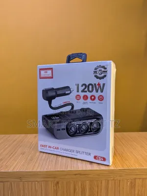 Fast in Car Charger Splitter 120 Watts