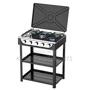 Decakila Five Gas Burners Cooker With Shelves