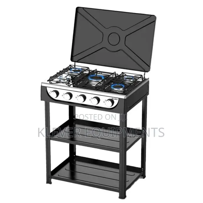Decakila Five Gas Burners Cooker With Shelves