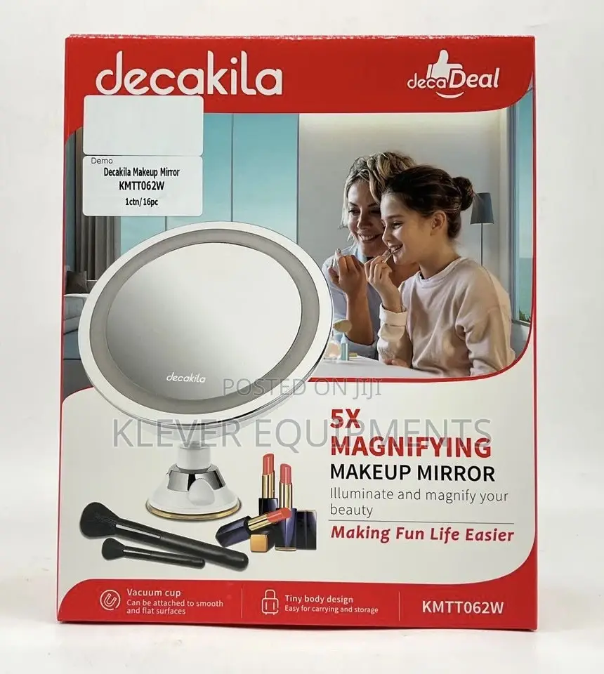 5X Magnifying LED Makeup Mirror With LED Light.