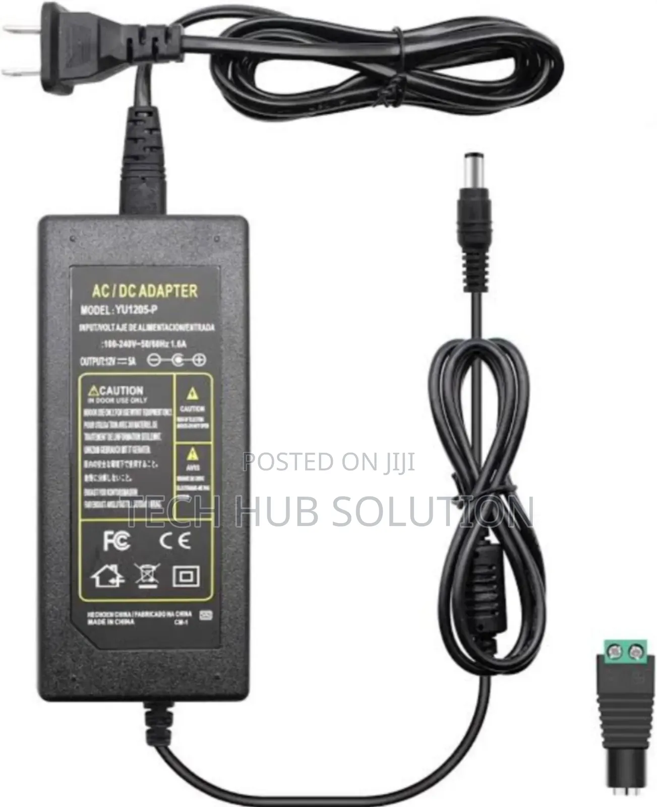 12V,5A + Power AC/DC Adapter