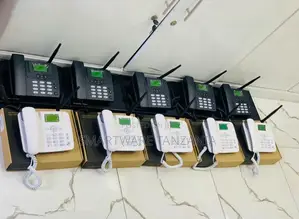 SIM Card 2G Fixed Wireless Phone With Antenna Radio, Alarm