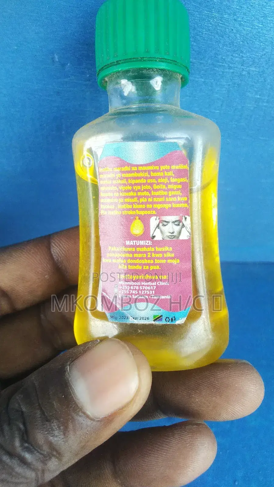 Ganzi Mjarab, Special Massage Oil