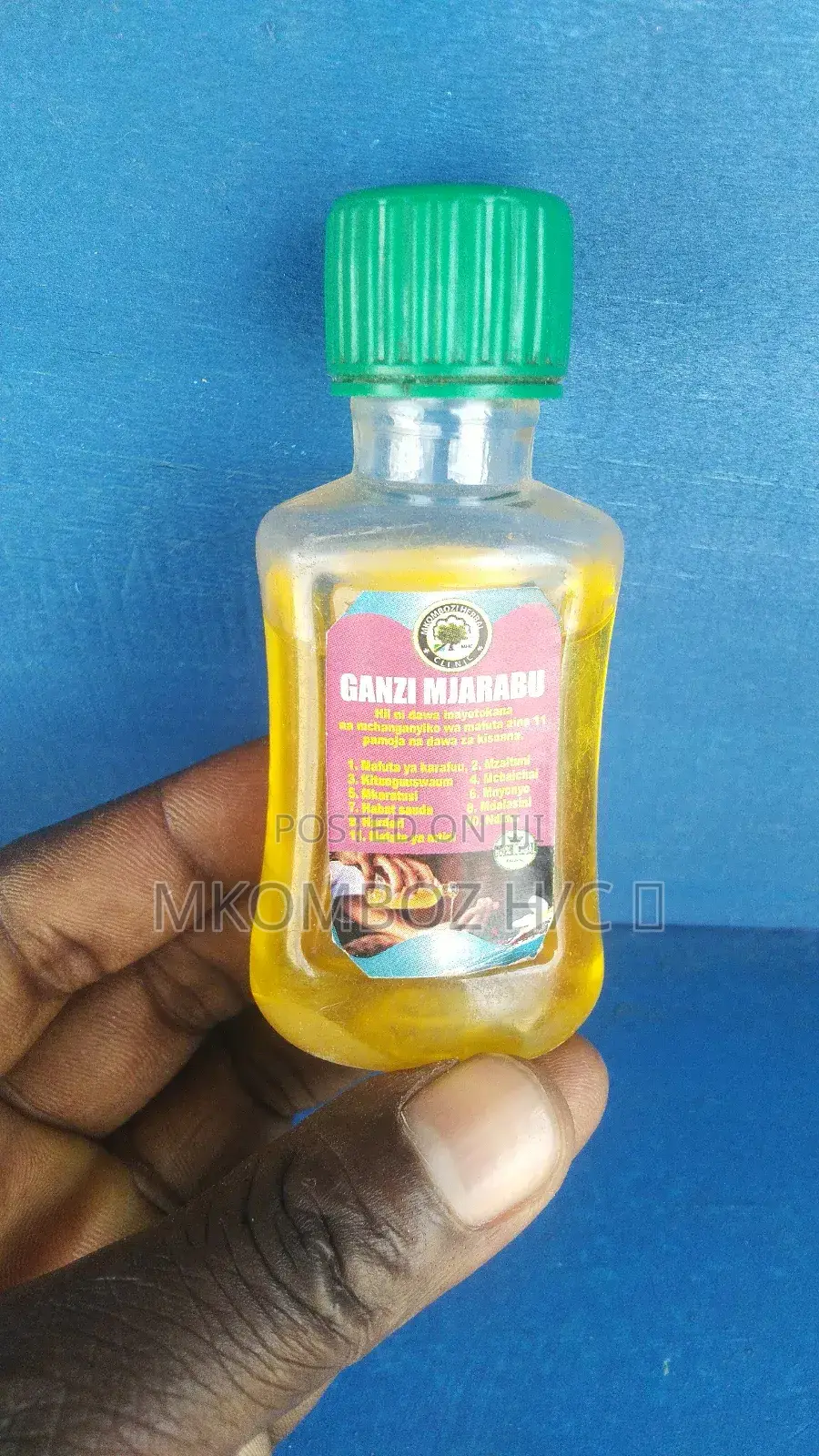Ganzi Mjarab, Special Massage Oil