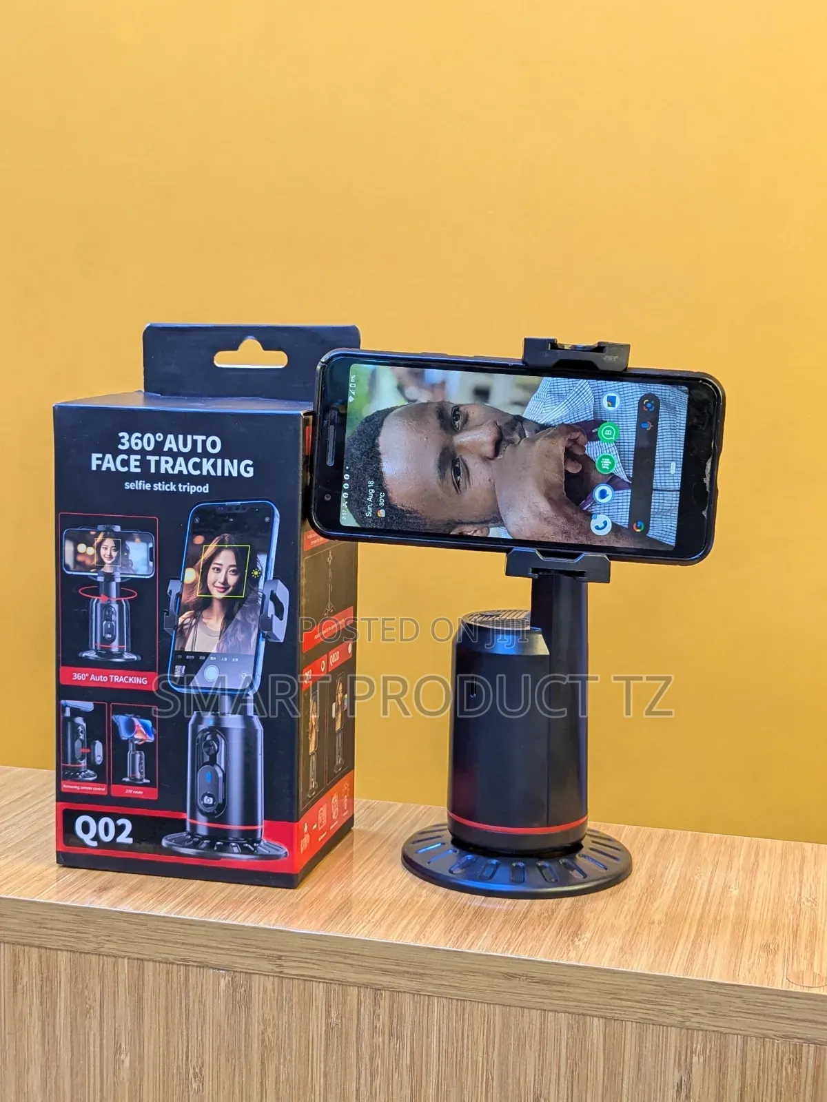 360° AUTO FACE TRACKING Selfie Stick Tripod