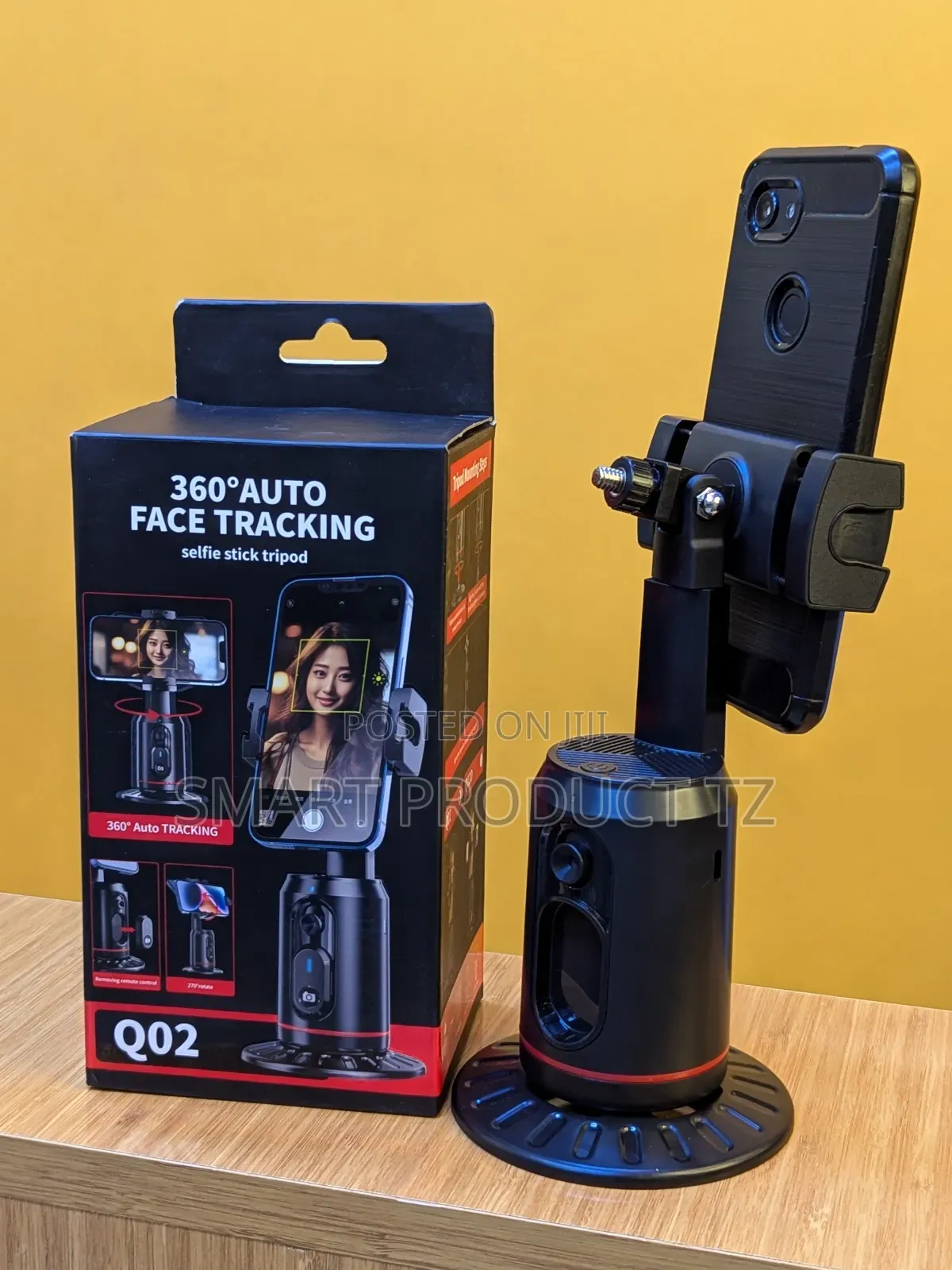 360° AUTO FACE TRACKING Selfie Stick Tripod