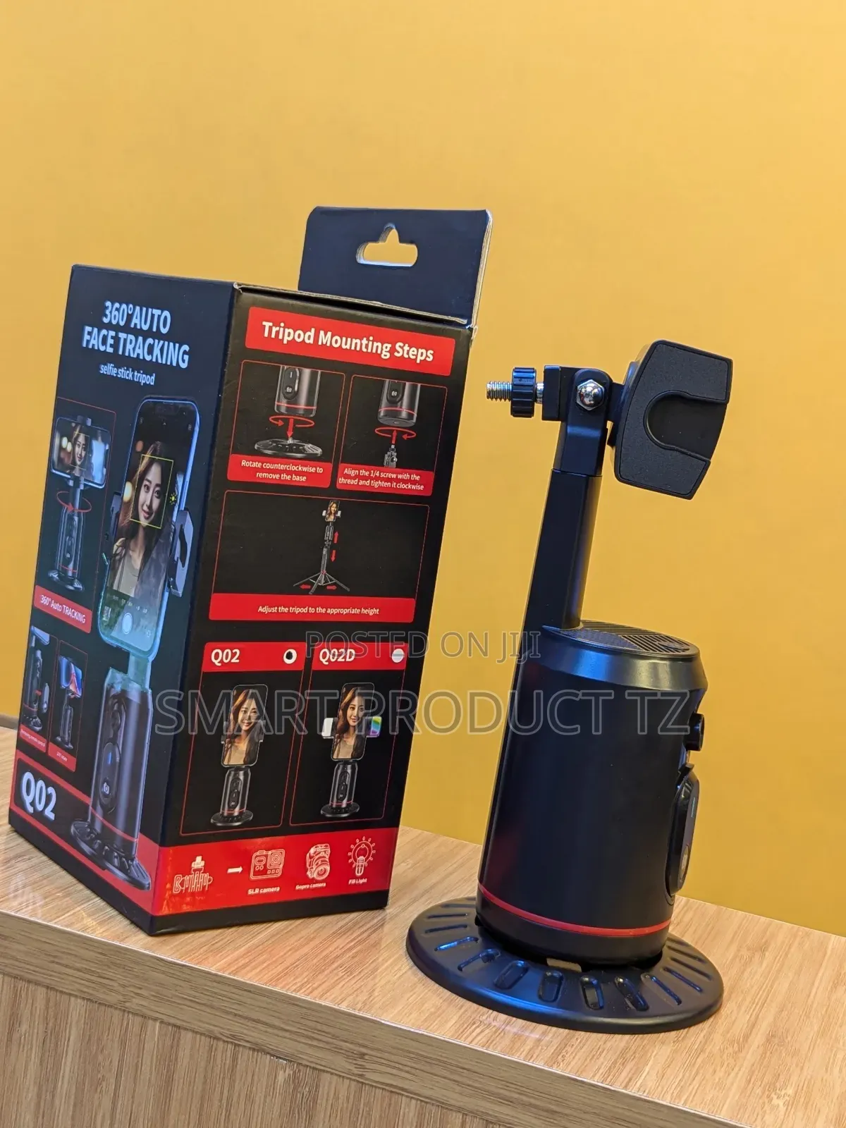 360° AUTO FACE TRACKING Selfie Stick Tripod