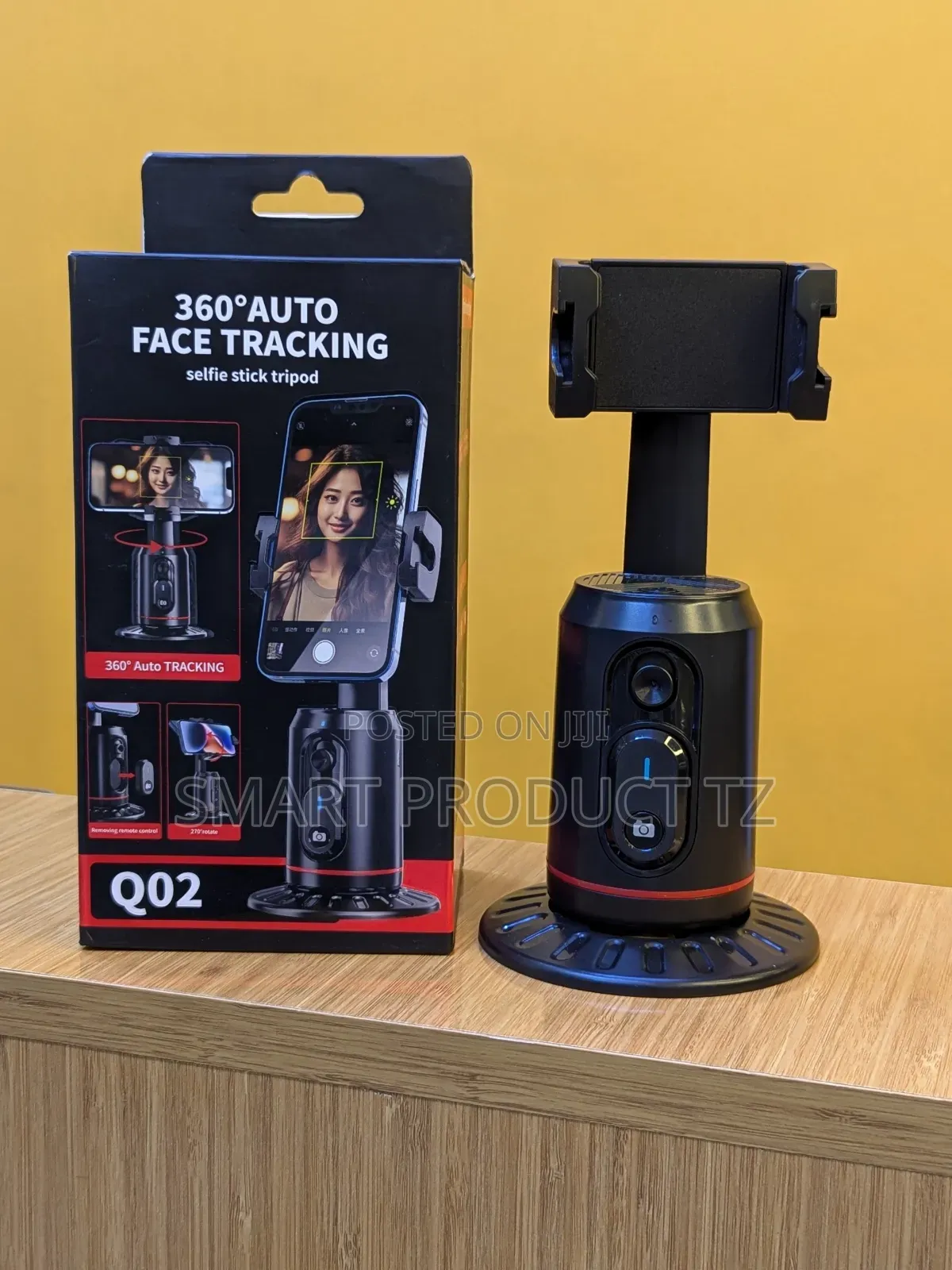 360° AUTO FACE TRACKING Selfie Stick Tripod