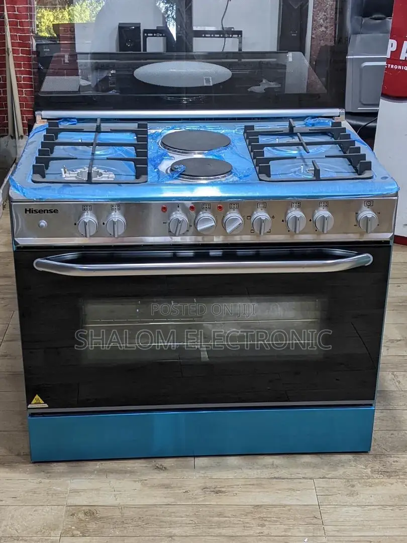 Hisense Oven Size 90/60. Gas 4 Na Umeme 1