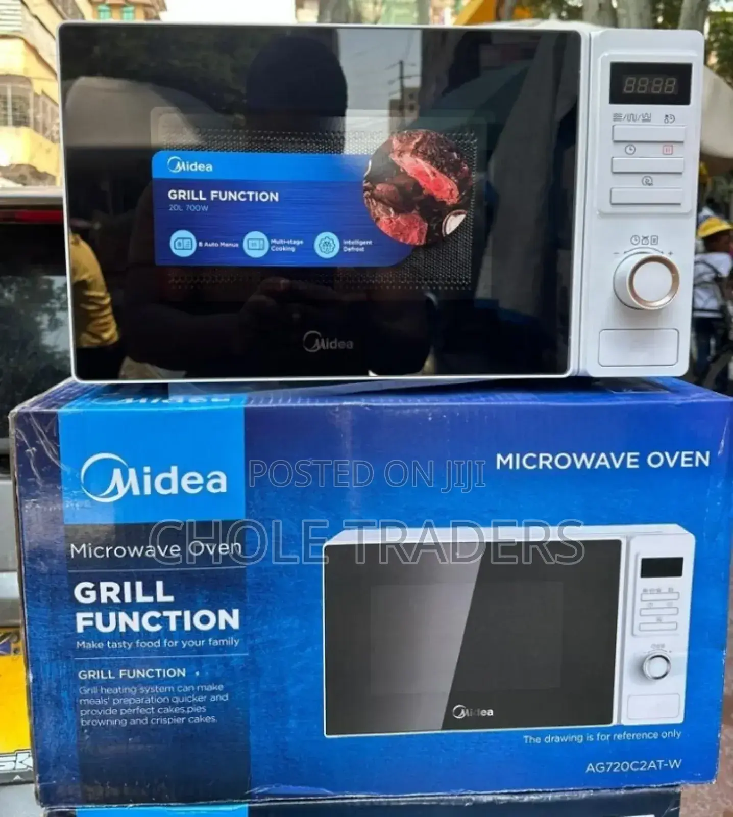 20L Midea Microwave Oven With a Grill Function