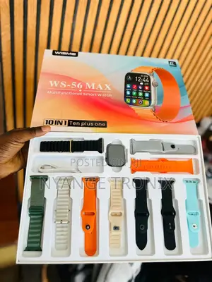 WS-56 MAX Smartwatch 10 Strapes