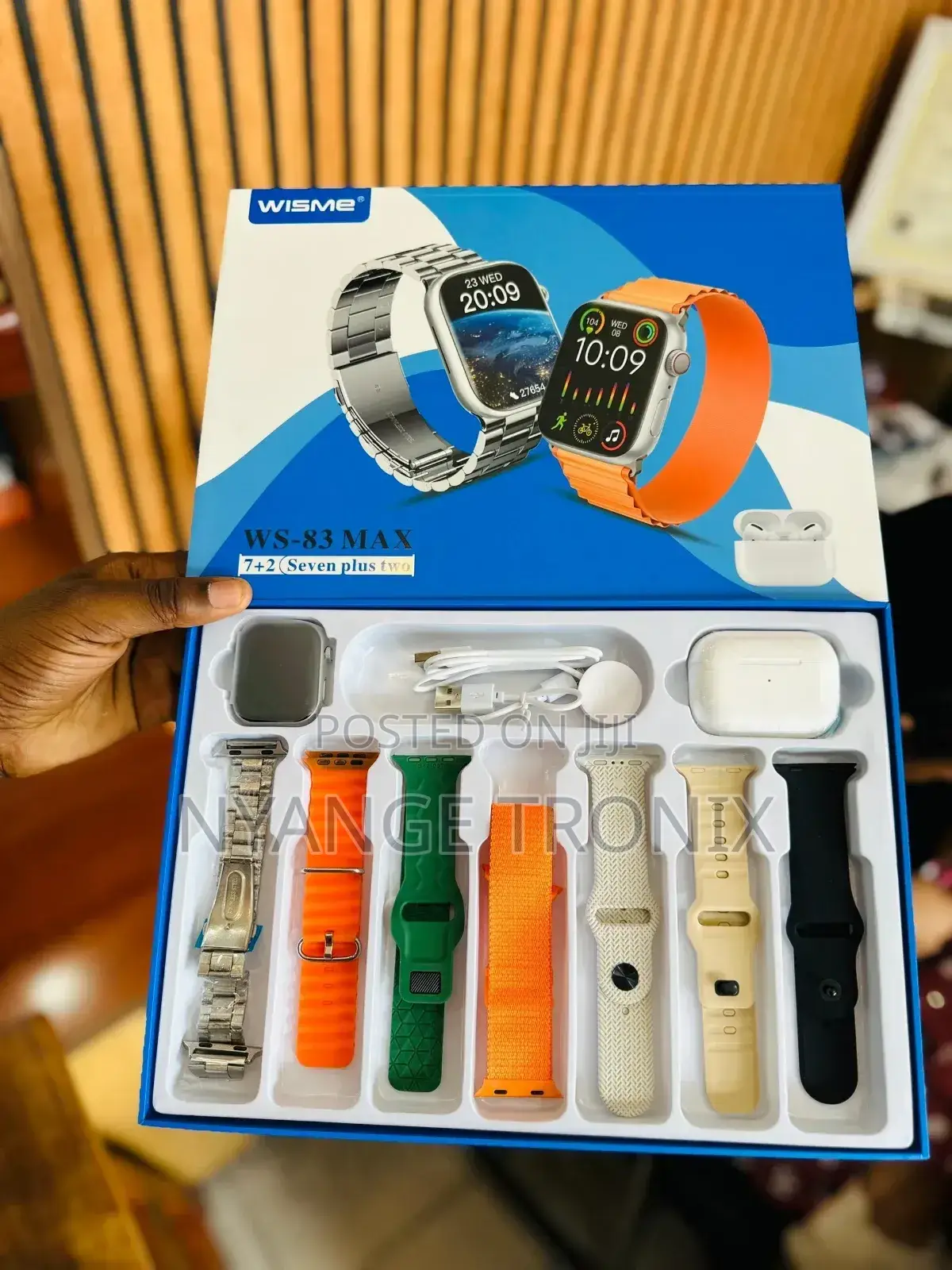WS-56 MAX Smartwatch 10 Strapes