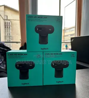 Logitech C505 HD Long Range Microphone 720p Webcam - Black