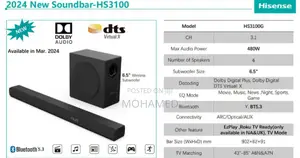 Hisense Sound Bar 480W