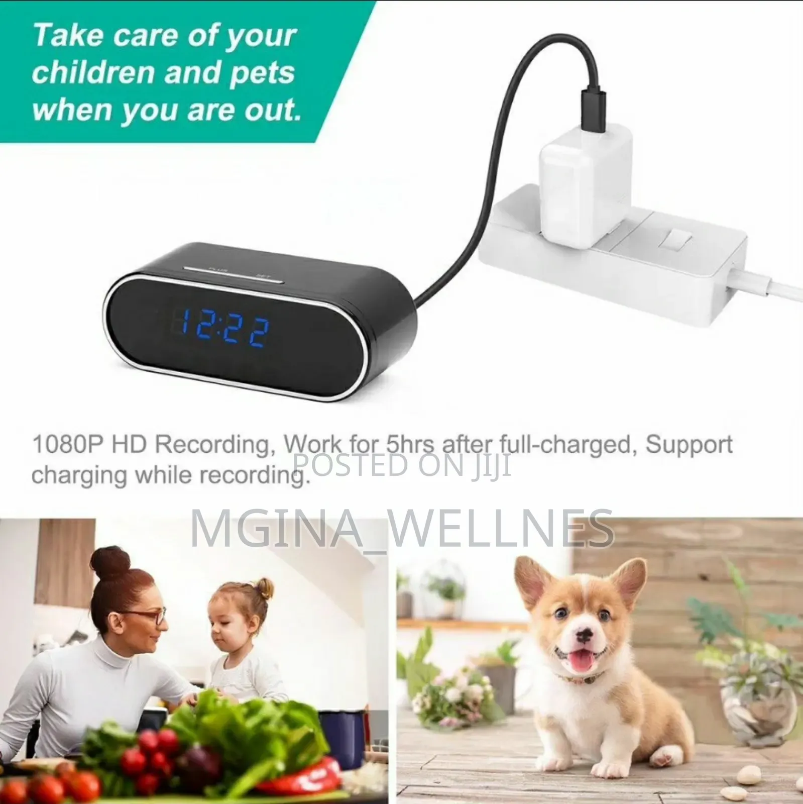 Min Wifi Clock Camera