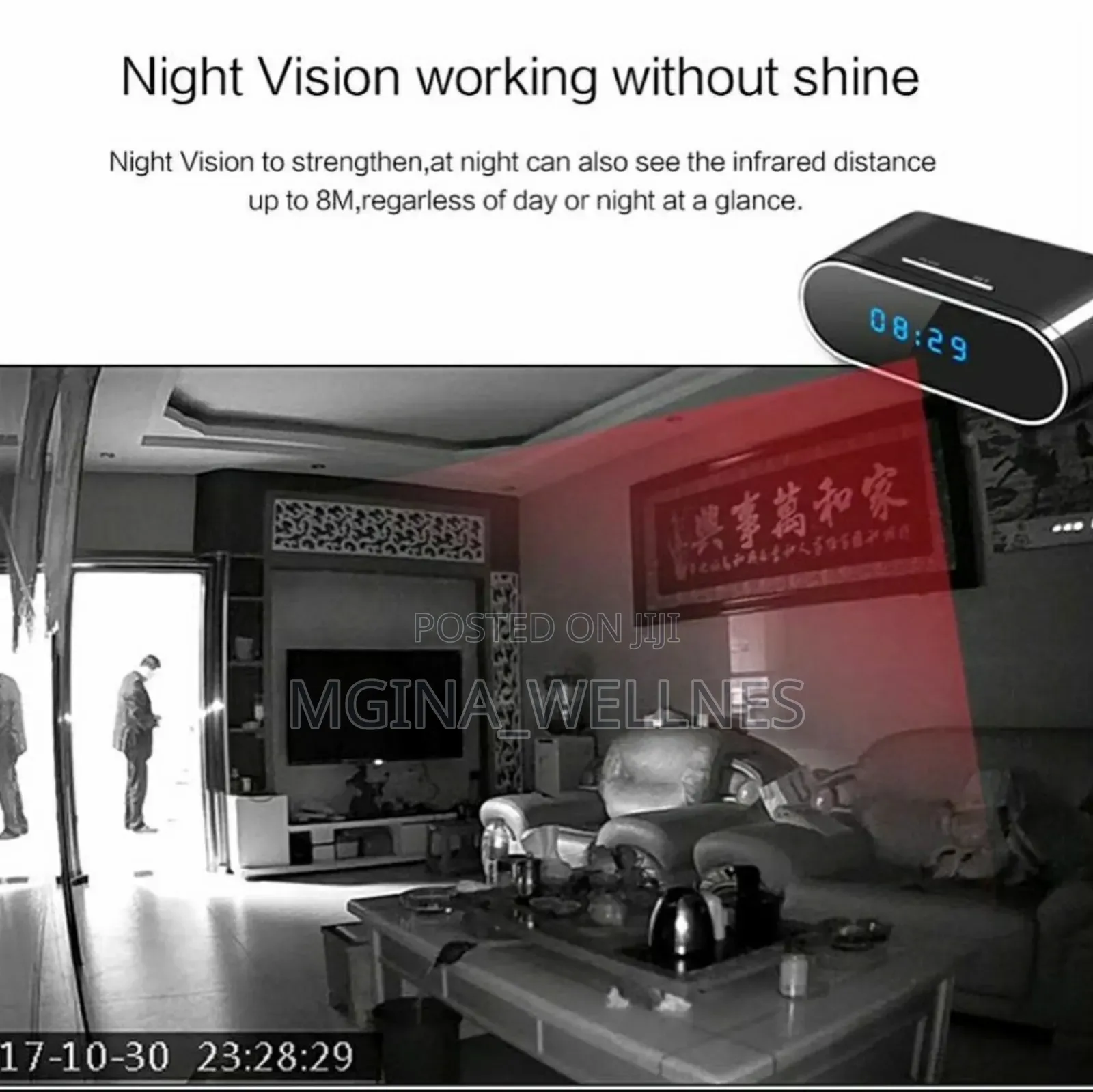 Min Wifi Clock Camera