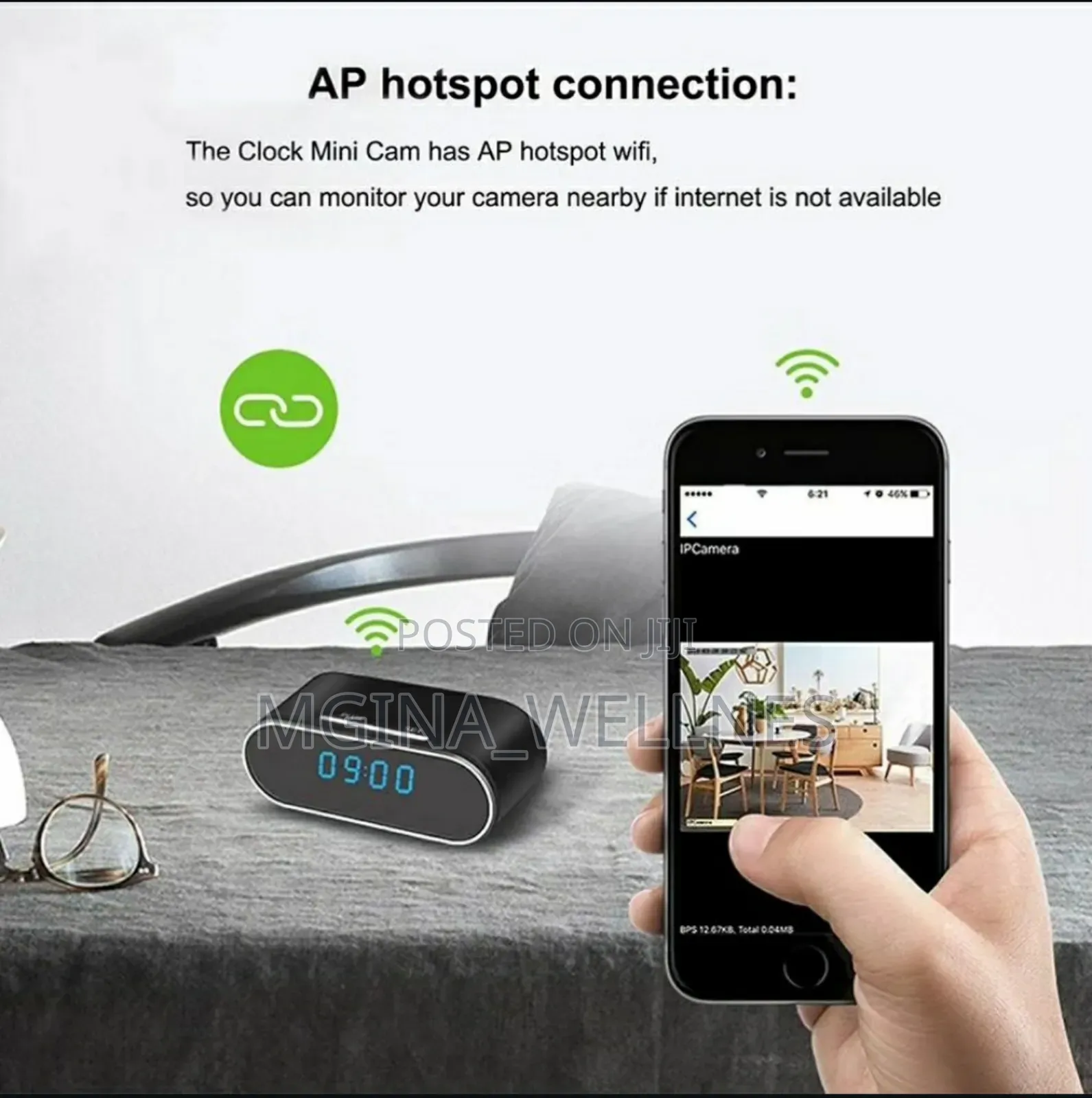 Min Wifi Clock Camera